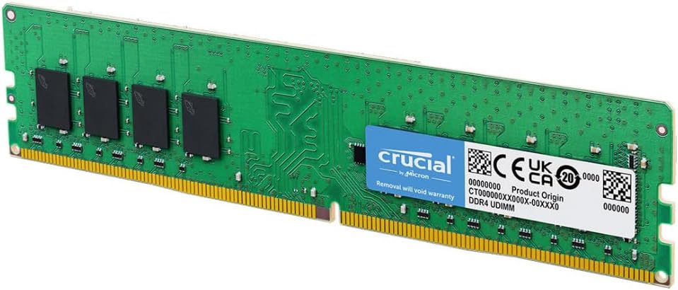 boost your desktop with a crucial 16gb ddr4 ram kit.