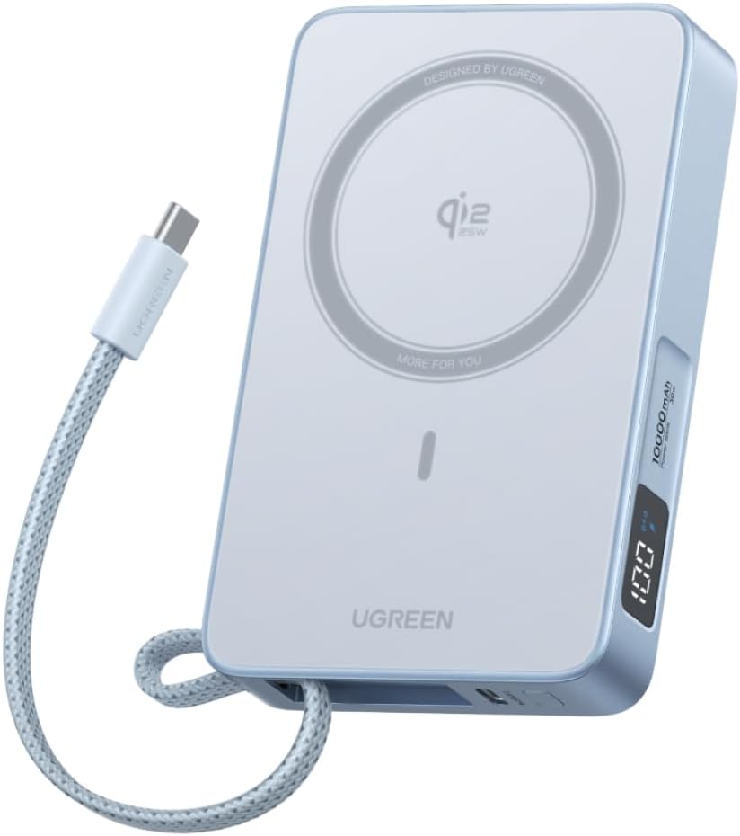 UGREEN's Qi2 power bank: 30W power, no mess.